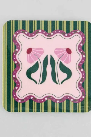 Expédié Aujourd'hui Dessous de verre 'Lovin Flower' multicolore